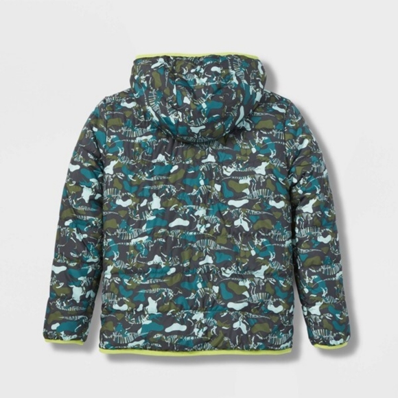 Boys' Reversible Puffer Jacket Cat & Jack - Picture 2 of 2